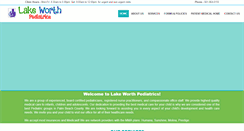 Desktop Screenshot of lakeworthpediatrics.net